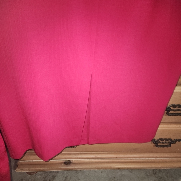2-Piece fuscia Sag Harbor Dress 16W - Picture 4 of 6